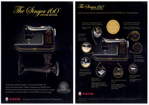 Singer 160 juhlamallin esite